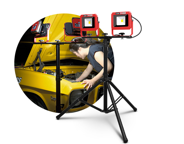  A big battery lamp