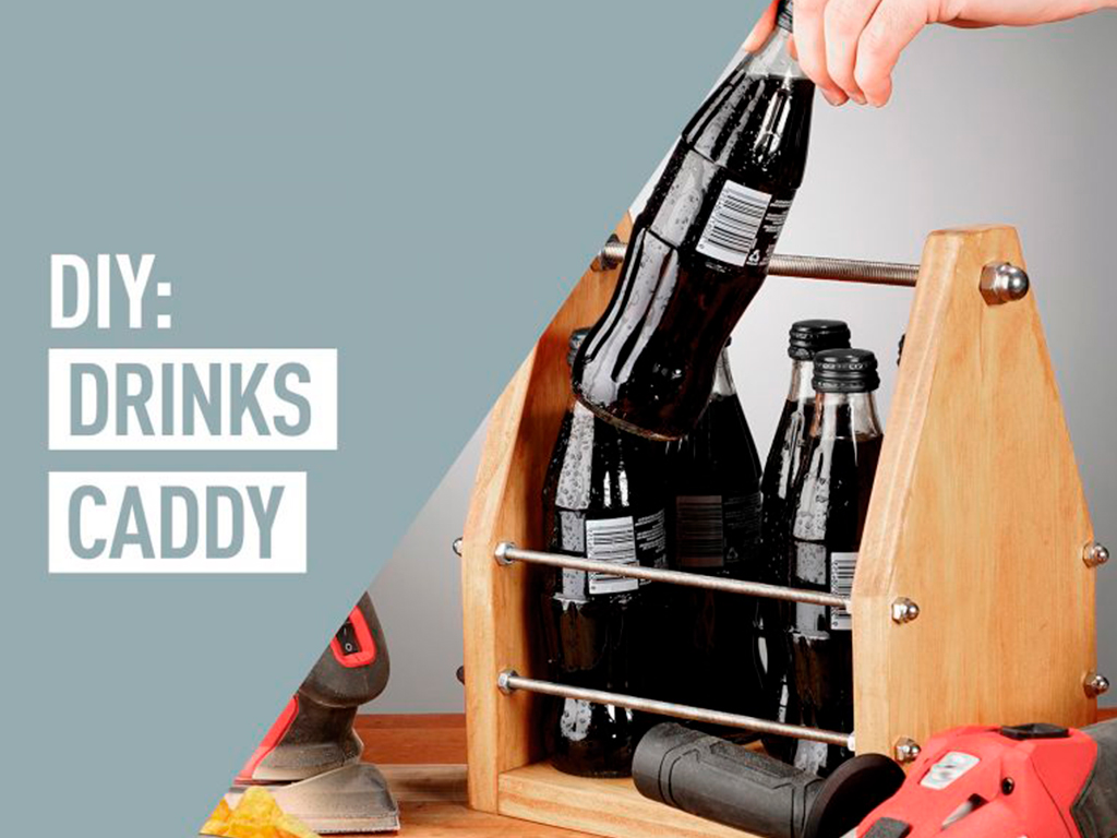 A drinks caddy