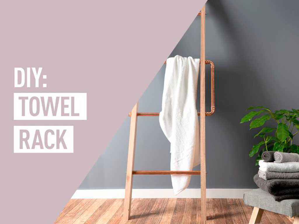 A towel rack