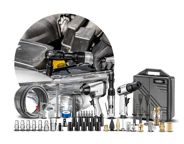 Air compressors with accesories